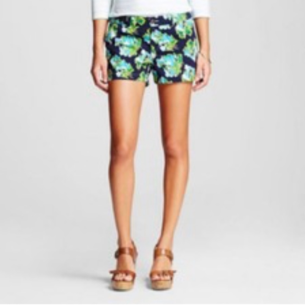 Merona Floral Women's 3” Shorts, Size 14